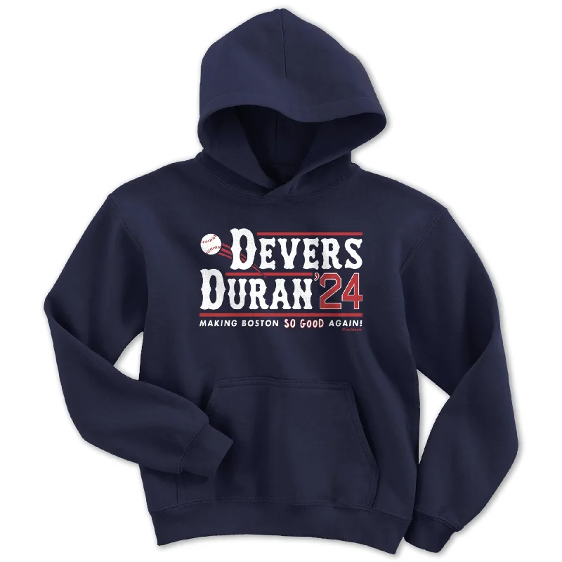 Devers Duran 2024 Baseball Youth Hoodie