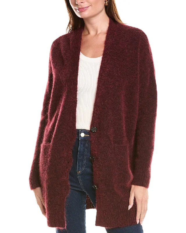 EILEEN FISHER Wool & Mohair-Blend Cardigan