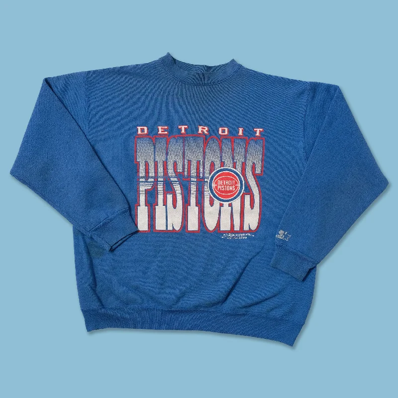 1990 Starter Detroit Pistons Sweater Medium