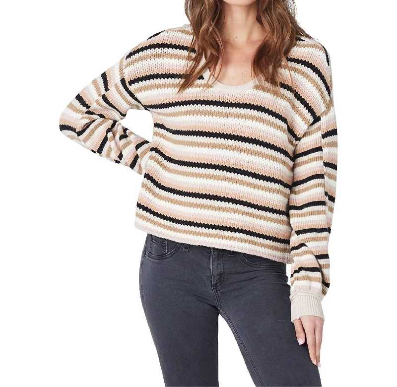 Stripe Sweater In Multi