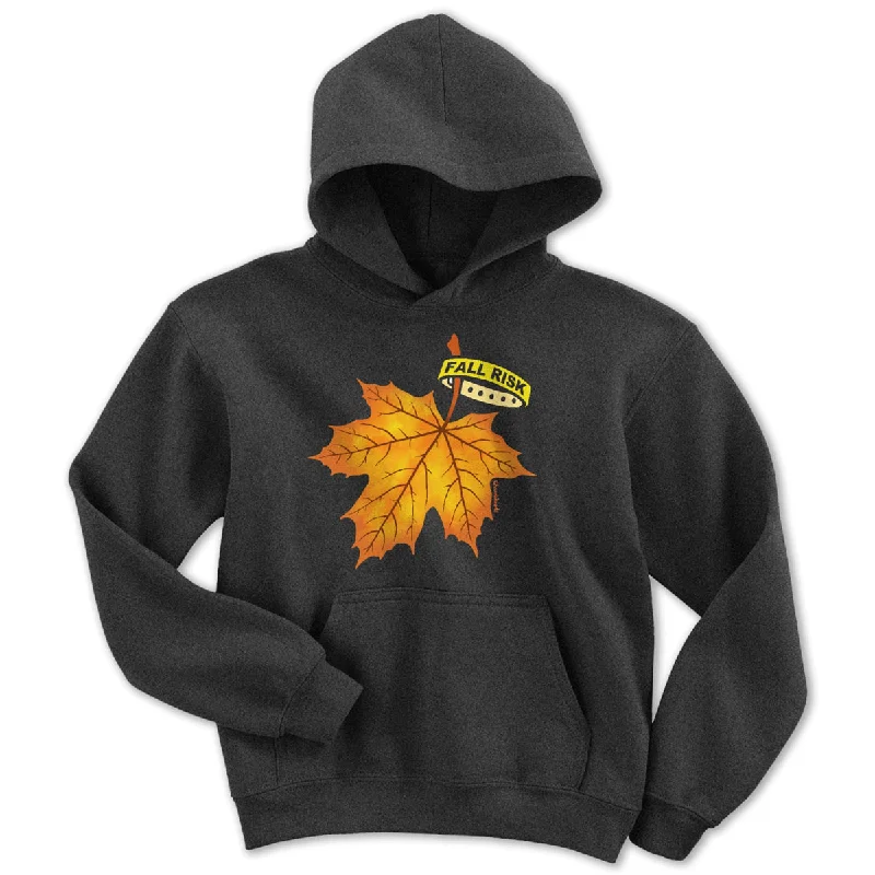 Fall Risk Leaf Youth Hoodie