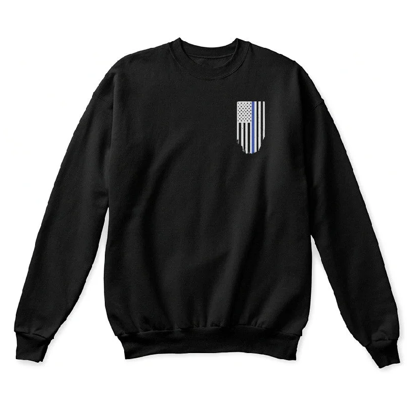 Thin Blue Line Crew Neck Sweatshirt