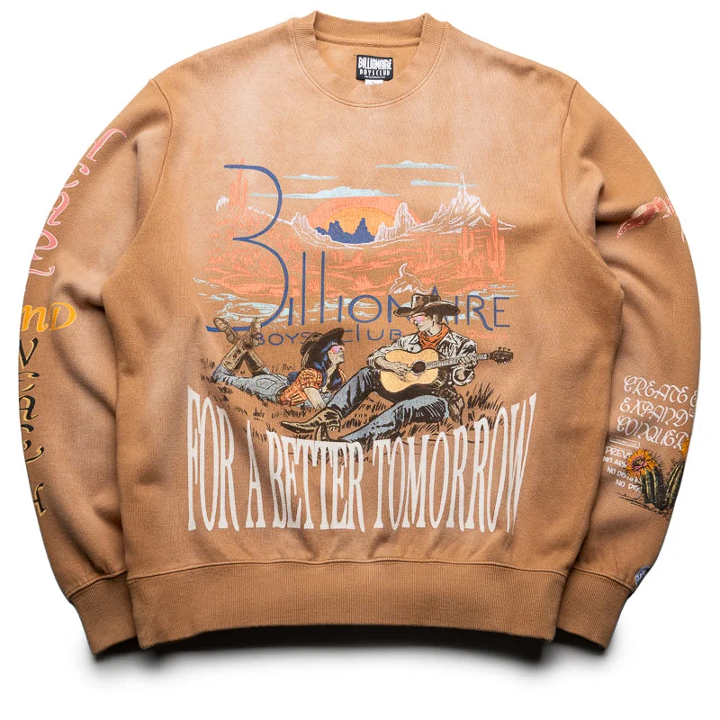 Billionaire Boys Club Tomorrow Sunset Sweatshirt - Chipmunk