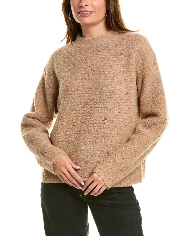 Theory Boxy Wool-Blend Sweater