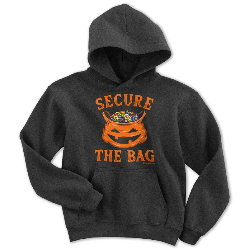 Secure The Bag Halloween Youth Hoodie