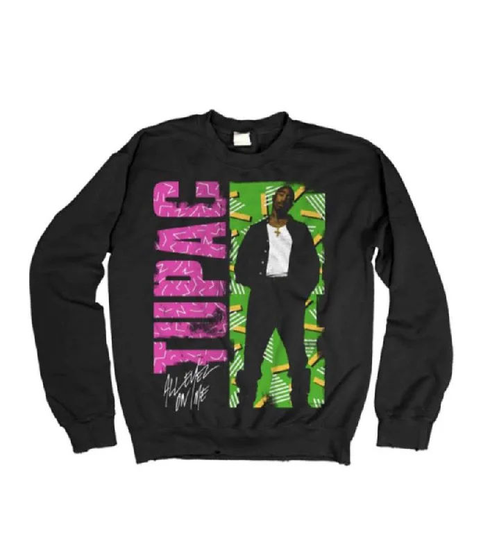 MadeWorn Tupac All Eyez On Me Crew Fleece Sweatshirt