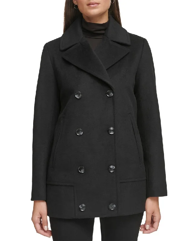 Kenneth Cole Wool-Blend Coat