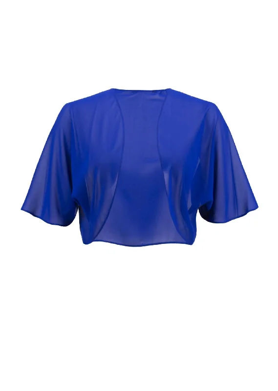 Sheer Bolero In Royal Sapphire