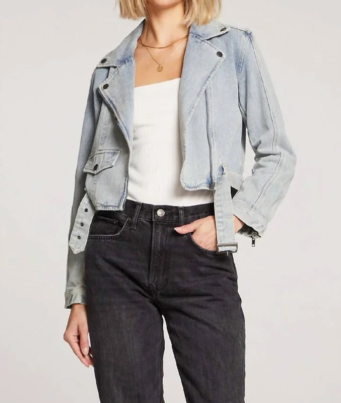 Stella Jacket In Stonewash Denim