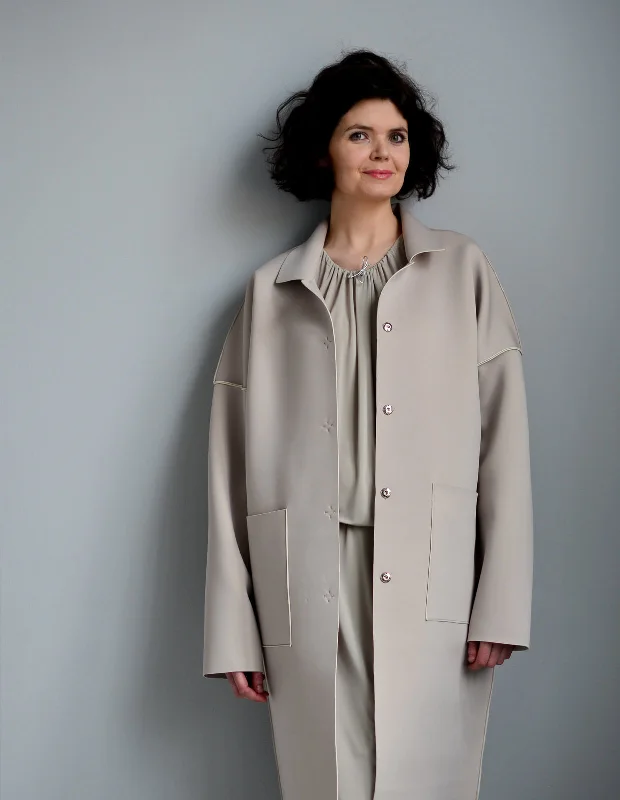 The Maker's Atelier Unlined Raw-edged Coat