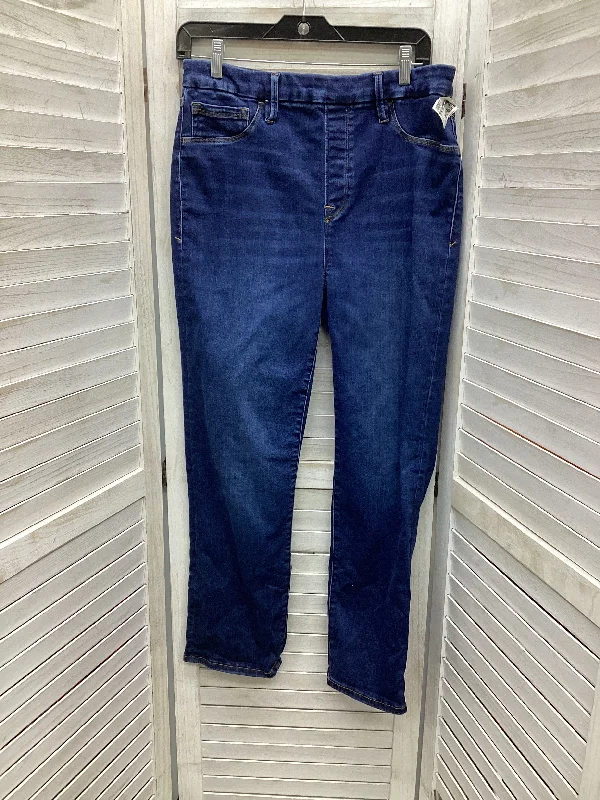 Jeans Boyfriend By Good American In Blue Denim, Size: 4