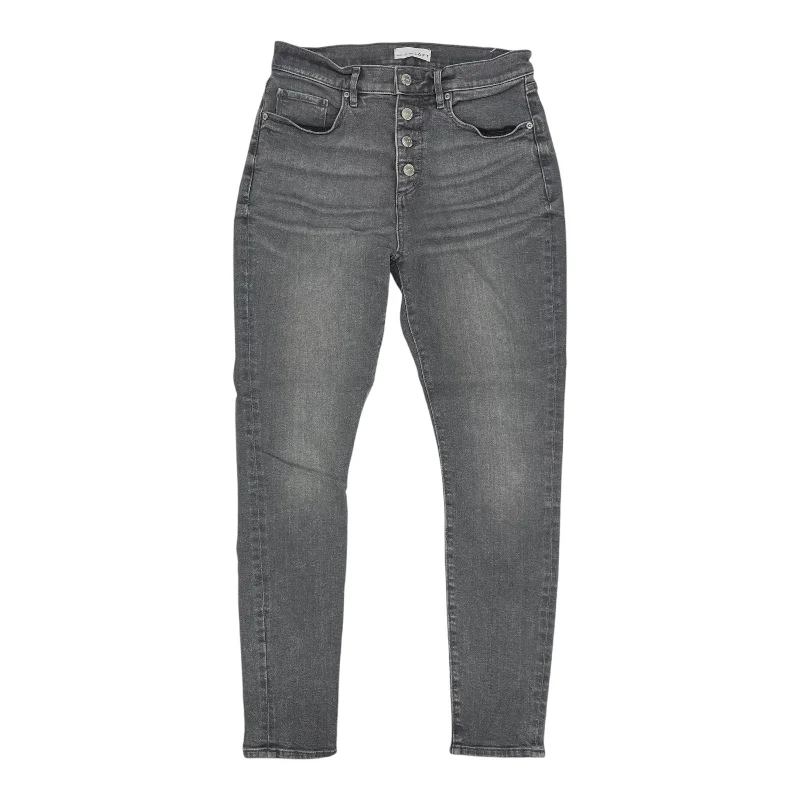 Jeans Skinny By Loft In Grey Denim, Size:6