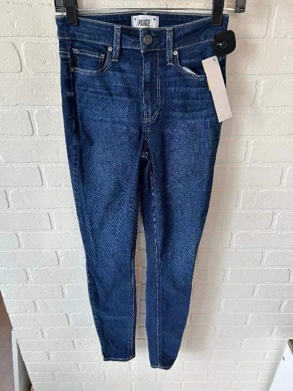 Jeans Skinny By Paige In Blue Denim, Size: 0