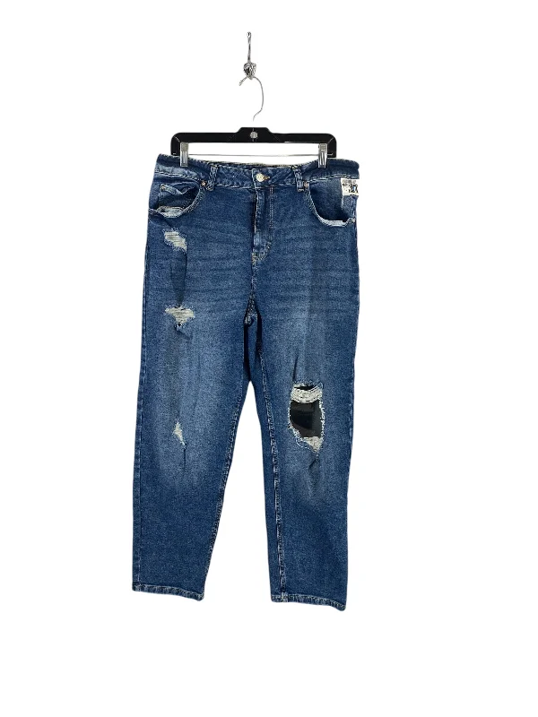 Jeans Straight By Indigo Rein In Blue Denim, Size: 12