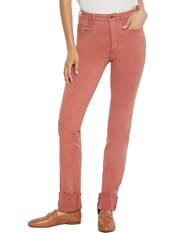 Sheri Womens High-Rise Slimming Slim Jeans