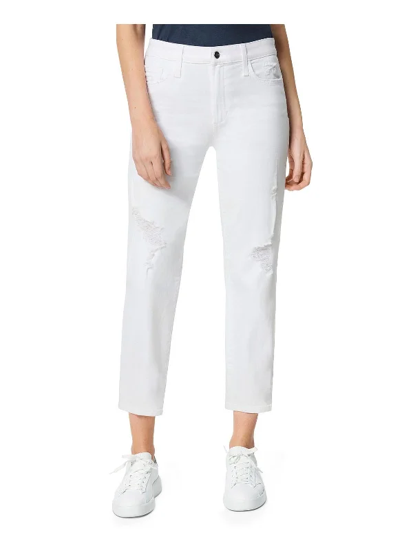 The Scout Womens Slim Destroyed Boyfriend Jeans