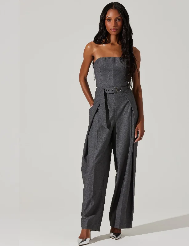 Bryony Jumpsuit, Charcoal