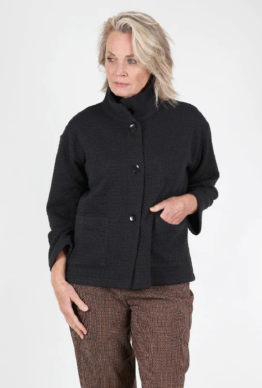 Quilted Quenna Jacket, Black