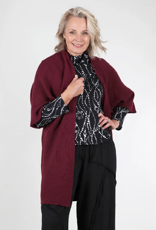 Miko Cardigan, Dark Cherry