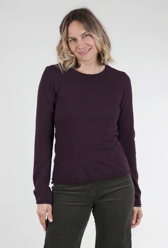 Dressmaker Sweater, Midnight Plum