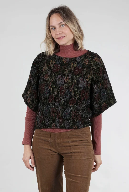 Tapestry Kite Top, Black