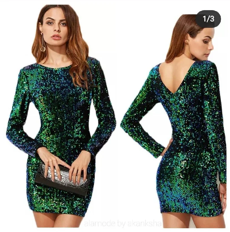 Statement Sequined Dress