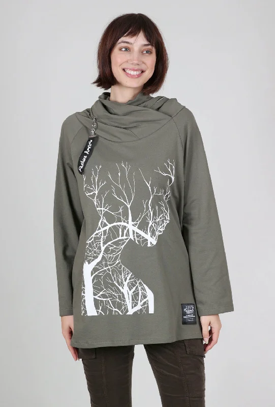 Tree of Life Sweatshirt, Olive