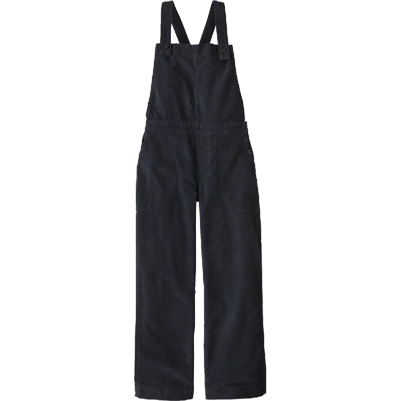 Women's Stand Up Cropped Corduroy Overalls