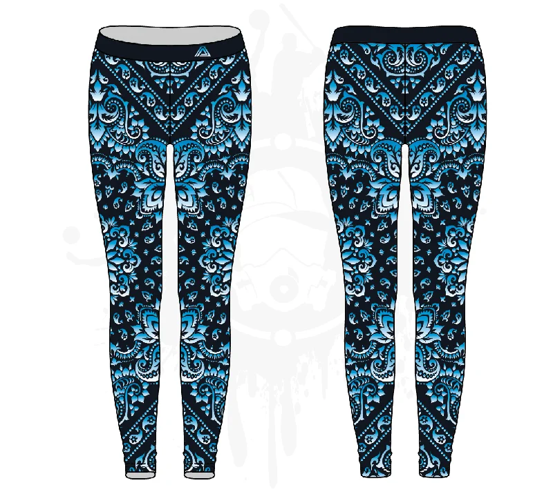 Bandana Womens Leggings: Gradient (7 Colors Available)