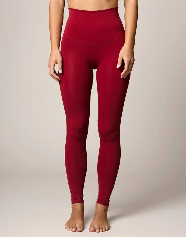 Freestyle Flat Front Legging Cranberry