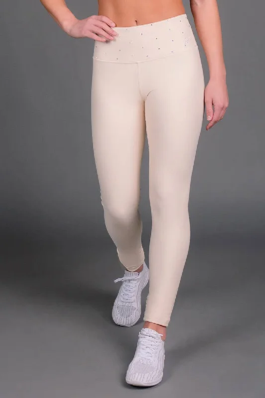 Legendary Legging in Beige Crystal