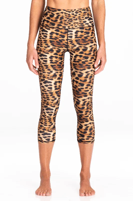 Leopard | Kailani High Waist Capri