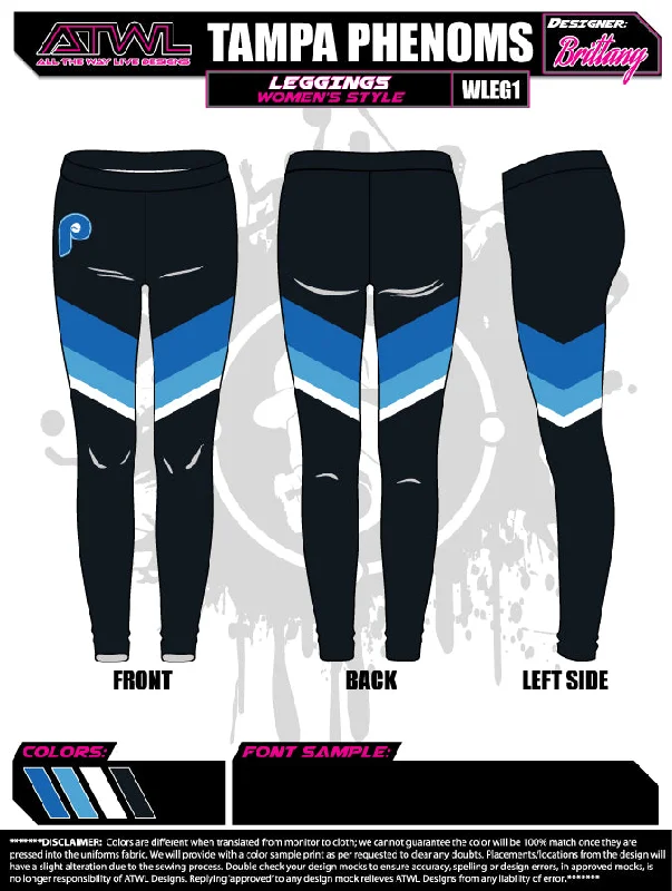 Tampa Phenoms Full dye Womens Leggings