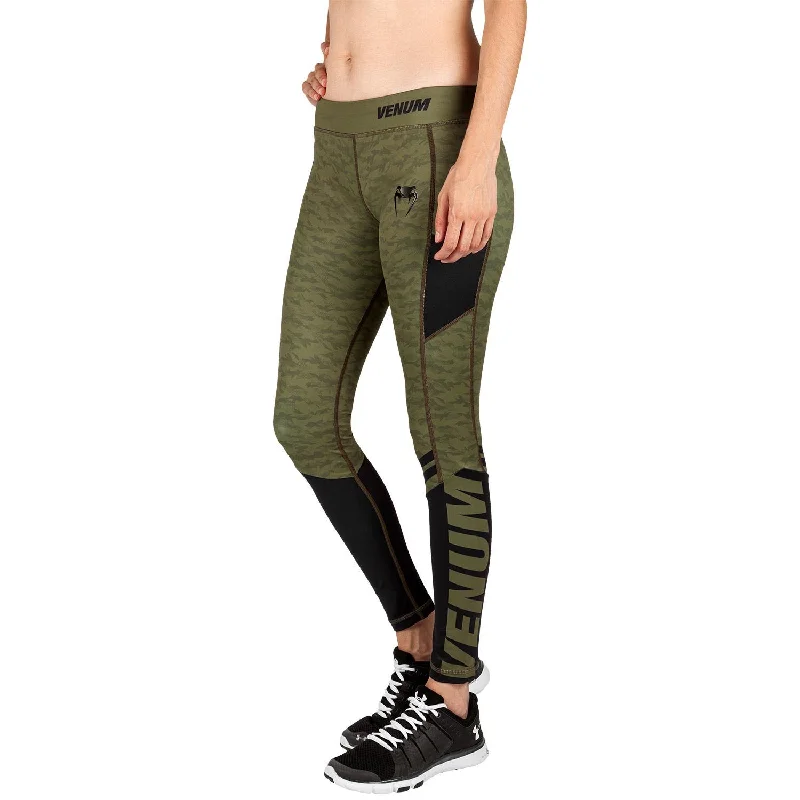 Venum Power 2.0 Leggings - For Women - Khaki/Black