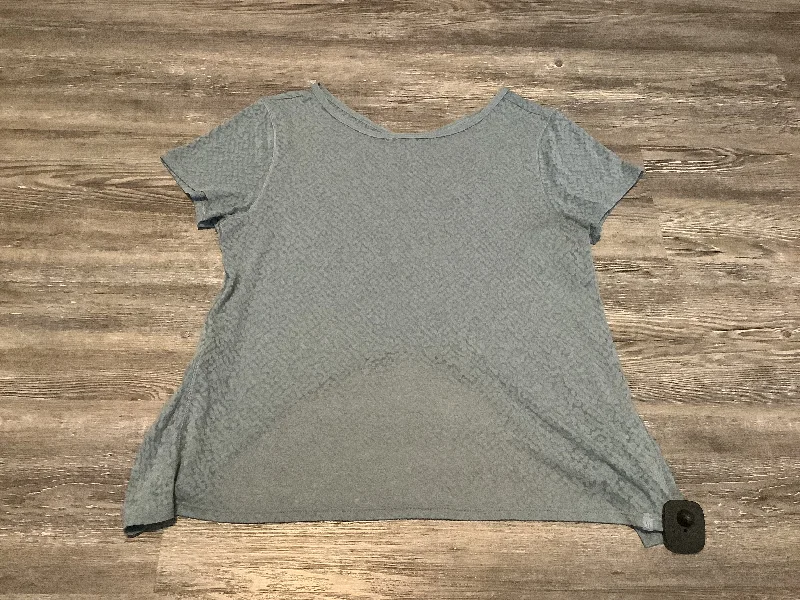 Blue Athletic Top Short Sleeve Lululemon, Size Xs