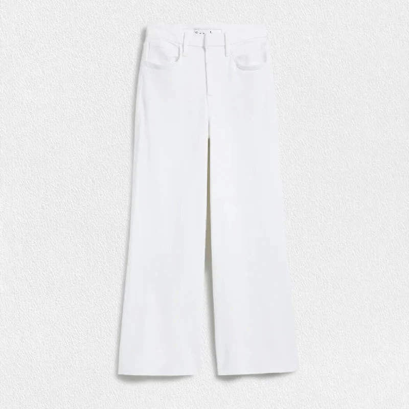 FRANK AND EILEEN - GALWAY GAUCHO JEAN IN WHITE