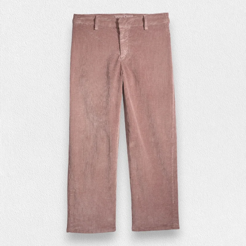 FRANK AND EILEEN - KINSALE TROUSER IN ITALIAN PERFORMANCE CORD TERRACOTTA