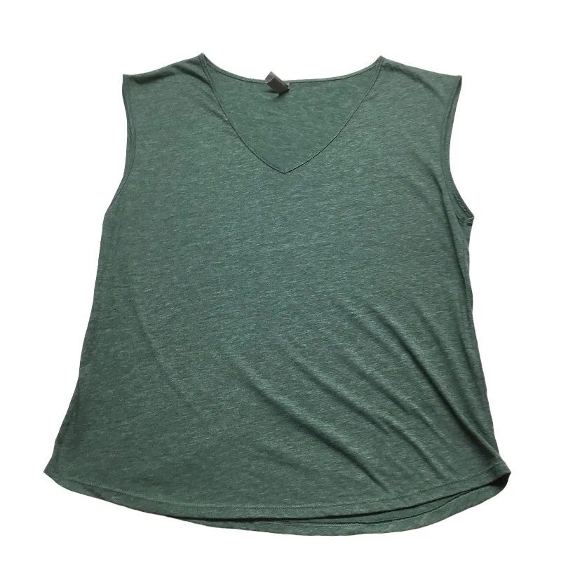 Green Athletic Top Short Sleeve Next Level, Size 2x