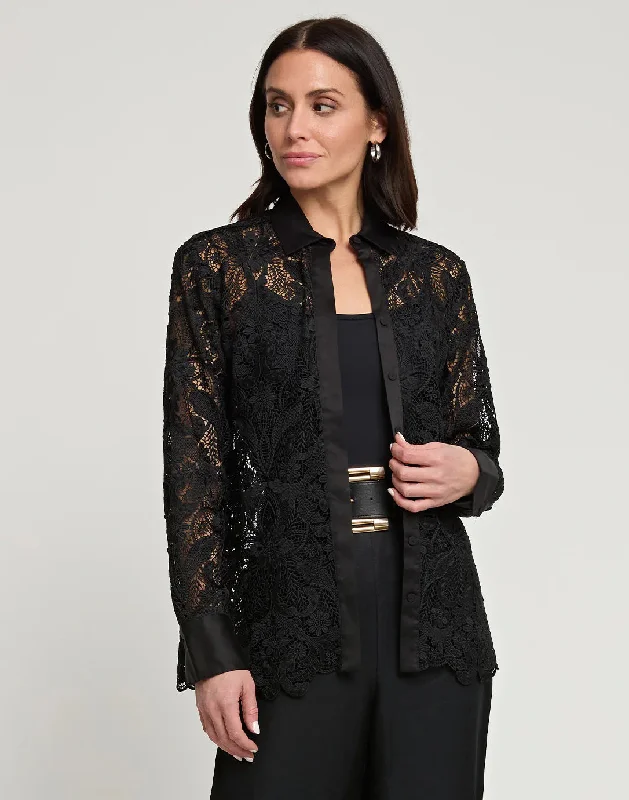 HINSON WU - MARGOT LACE SHIRT JACKET