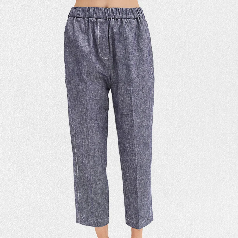 MEIMEIJ - DENIM COTTON PULL ON PANT