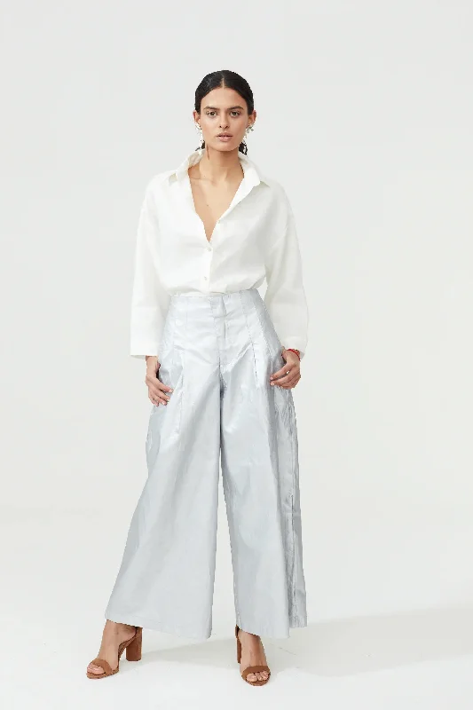 METALIC CULOTTE PANT