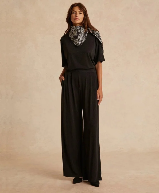 MOMONI - LANZAROTE PANT IN LUREX JERSEY