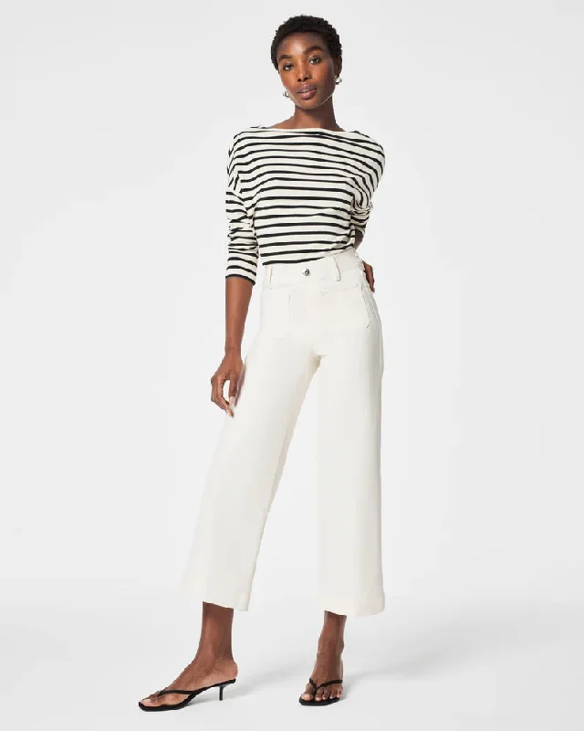 SPANX - CROPPED WIDE LEG JEAN