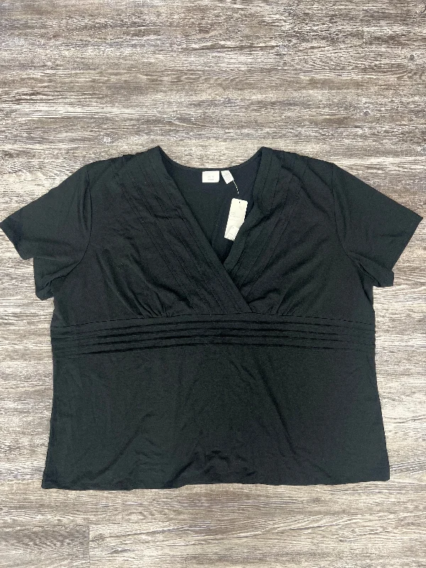 Top Short Sleeve Basic By Apt 9  Size: 3x