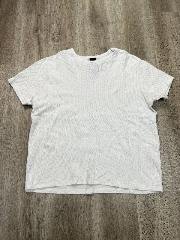 Top Short Sleeve Basic By H&m In White, Size: L