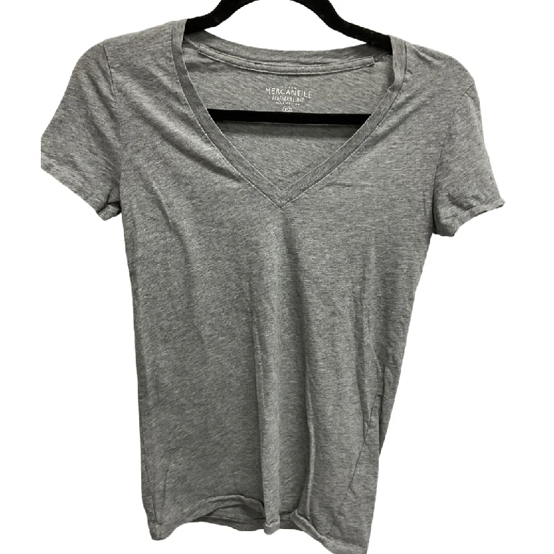 Top Short Sleeve Basic By J. Crew In Grey, Size: Xs