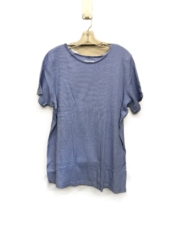 Top Short Sleeve Basic By Woman Within  Size: 1x