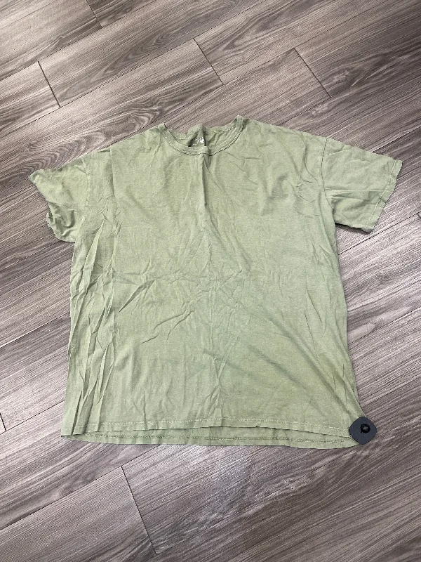 Top Short Sleeve By Aerie In Green, Size: Xl