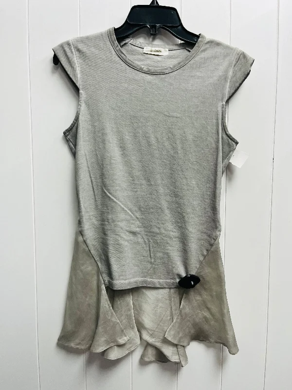 Top Short Sleeve By dondup In Grey, Size: S