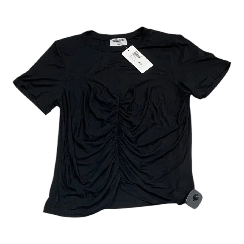 Top Short Sleeve By LNA CLOTHING In Black, Size: M